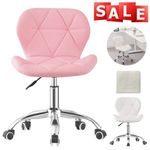 New Office Chair Computer PC Desk 360° Swivel Chair Adjustable Lift Leather UK