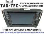 VW T6 TRANSPORTER Touchscreen Radio Sat Nav Repair + 2026 Maps + Carplay + Voice