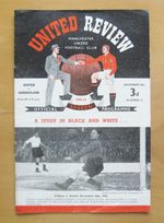 MANCHESTER UNITED v SUNDERLAND 1950/1951 *VG Cond Boxing Day Football Programme*