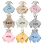 Personalised Baby Comforter Boy Girl Blanket Elephant  Unicorn Baby Gift Blankie