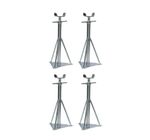 Static Caravan Large Axle Stands X4 Mobile Home Siting Chassis 15" - 20"