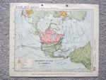 Proximity of War to America - 1941 Vintage WW2 Serial Map Service Map