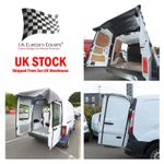 Ford Transit Connect Rear Barn Door Awning Cover (All Years) Black/Grey