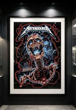 Metallica A1 Poster Rock Band Heavy Metal Wall Art 59.4x84.1cm Unframed FREE P&P