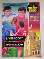 FA CHARITY SHIELD PROGRAMME 1988 Liverpool v Wimbledon