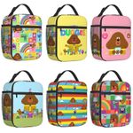 Kids Hey Duggee Cartoon Insulated Lunch Bag School Travel Picnic Snack Bags Gift