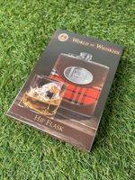 Golfers Whisky Hip Flask / Stainless Steel 6oz With Hinged Cap / Golfers Gifts