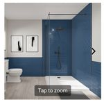 Wetwall Navy Concept Vertical Tile Shower Panel - 1200mm