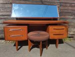 G Plan Fresco Floating Top Dressing Table Or Desk With Stool Mid Century