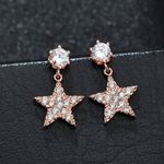 Korean Style Temperament Net Red Earrings Simple Wild Geometric Earrings S925 St