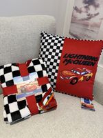 Disney Pixar’s Car Throw Lightning McQueen Fleece Blanket Soft Bed Sofa Bnwt