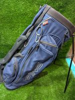 PING Xtreme Hoofer Stand Golf Bag Iridescent Blue Black Dual Strap | zips good 