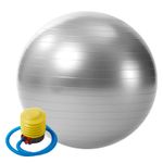 55/65/75CM Exercise Ball Yoga Pilates & Balance  with Quick Foot Pump