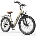 24" E Bike for Adults 250W Motor, 36V 13Ah 7-Speed 25km/h Electric Bicycle NFC