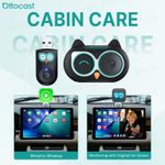 2in1 Ottocast Cabin Care Wireless CarPlay Adapter+Baby Camera 1080P HD Night Vis