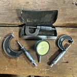 Engineers Tools Moore & Wright Analogue Micrometers & John Bull Depth Gauge