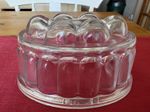 Vintage Mid-20th-Century Bubble-Shaped Pressed Glass Jelly Mould
