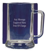 Personalised Pint Glass Tankard 18th 21st 30th 50th 60th Birthday Free Gift Box