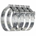 Heavy Duty T-Bolt Hose Clamps Stainless Steel Zin High Pressure Turbo & Exhaust