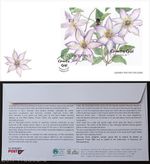 Guernsey Stamps: "Clematis Gold - C. Samaritan Jo" £3 M/S First Day Cover 2022