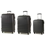 Rock Byron 3 Piece Hardside Luggage Set in Black - Ref 5731-1-A