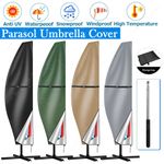 Waterproof Cantilever Parasol Cover Anti-UV Garden Umbrella Covers Fit 2 to 4m