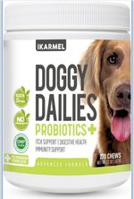 Doggy Dailies Probiotics for Dogs Canine Supplements 270 Count Pk of 1 Best  New