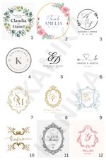 Personalised Round Stickers, Photo Logo Text, Custom Labels