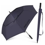 SWIFTEE 60" Golf Umbrella Sports Football Outdoors Windproof Waterproof UV Navy