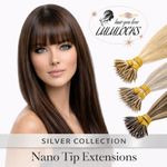 Nano ring remy human hair extensions - 1g, high quality - long lifespan!