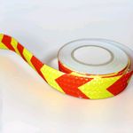Reflective Tape Arrow Red 50mm Adhesive High Vis Intensity Vinyl Waterproof UK