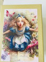 Upcycled Alice In Wonderland Storage Box Trinket Box Jewellery Box Keepsake Box