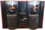 Guinness Classic Toucan 2 Pint Glass Pack