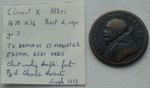 1670-1676 A.D. Pope Clement X Bronze Papal Medal 29mm 10.20g