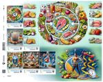 Ukraine 2023, Medicine, Hearth Lifestyle, Healthy Food & Drinks, Sport, sheet 6v