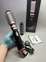 2 In 1 Hot Air Styler Comb 38mm 50mm Hair Curling Round Brush Rotating Dryer
