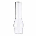 CHIMNEY clear glass replacement inner  shade for vintage reproduction oil  lamp