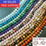 Natural 8mm Gemstone Beads - Various Colours - Healing Round Crystal Stones