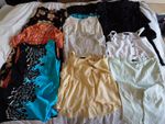 Bundle Of Ladies / Women's Clothes (Size 18, 12 Items, 4 Dresses, 7 Tops, Jeans)