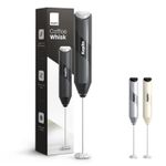 Keplin Milk Frother - Handheld, Electric Milk Foam Maker with Stainless Steel