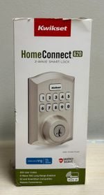  Kwikset Home Connect 620 Z-Wave Smart Lock, Satin Nickel 