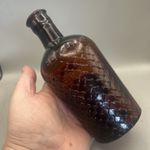 RARE SIZE EDWARDIAN JUG LYSOL TYPE  POISON BOTTLE EMBOSSED NOT TO BE TAKEN