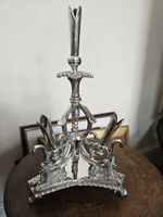 James Deakin & Sons  Silver Plated SPHINX EPERGNE .