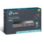 TP-LINK 24-Port 10/100 Unmanaged Desktop/Rackmount Switch, Steel Case -  (TL-SF1