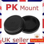 Pentax PKA PK K Digital and Film Camera Body And Rear Lens Cap Replacements