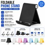 Universal Foldable Phone & Tablet Stand – Portable Adjustable Desk Holder UK.