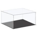 Acrylic Display Case Plastic Box Cube Storage Box Clear 41x36x20.5cm