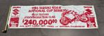 Vintage 1986 Suzuki GSX-R National Cup Series GSR-R 750/1100 Racing  Banner