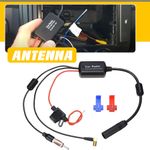 DAB/DAB+ FM Car Antenna Aerial Splitter SMB Converter Digital Radio & Amplifier