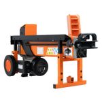 8 Ton Heavy Duty Electric Log Splitter  – Fast 2-Speed Ram, Duocut Blade